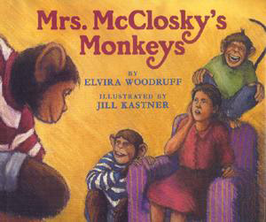 Book cover for Mrs. McClosky's Monkeys